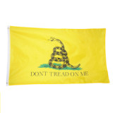 OEM customized Polyester American gadsden flag 3*5ft dont tread on me flag