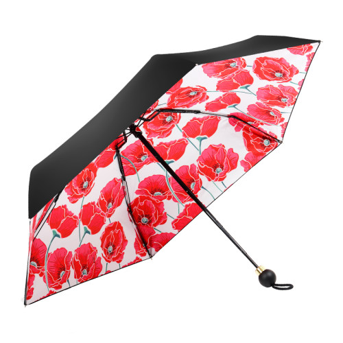 Design Custom Fashion 5 Folding Mini Travel Umbrella Pocket