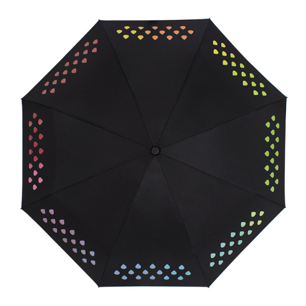 Fantastic wholesale high quality folding umbrella magic umbrella change color sun umbrella fold