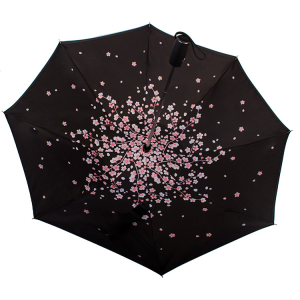2019 new products customized auto open and close  3 fold double layer umbrella