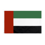 Customized polyester 3*5ft UAE flag campaign Hand held uae flag