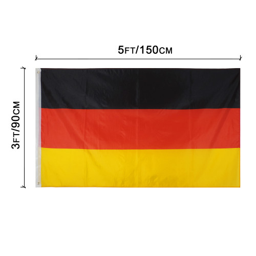 Cheap 5*3 ft high quality Vivid flag Germany fast delivery wholesale