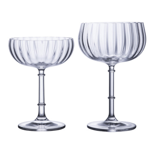 Creative tower champagne glass striped cocktail glass for bar/party/wedding