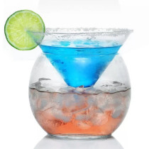 Transparent Creative Drinkware Barware Novelty Bubble Ball Martini Irregular glass cup Cocktail Glass