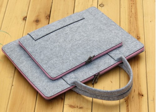 New fashion colorful multiple felt laptop computer bag