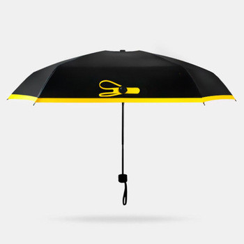 Cheap Factory Best Mini Umbrella For Women Portable Easy To Carry Ladies 5 Fold Super Mini Sun Pocket  Folding UV Umbrella\\