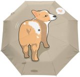 Best Selling Cartoon And Funny Customized Pattern Portable Auto 8 Ribs 3 Folding Umbrella//
