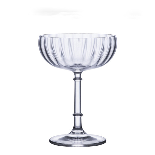 Creative tower champagne glass striped cocktail glass for bar/party/wedding