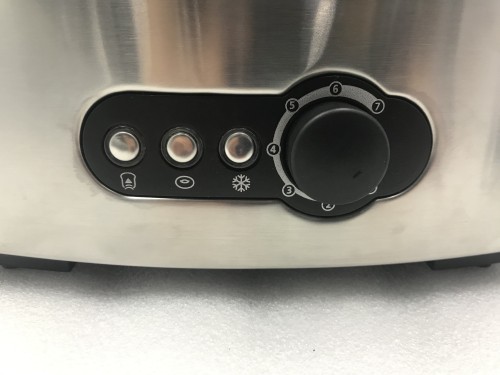 New 2-Slice stainless steel body pop up toaster