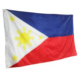 Hot selling giant custom 5x3 printed flag sexy Polyester Philippine flag
