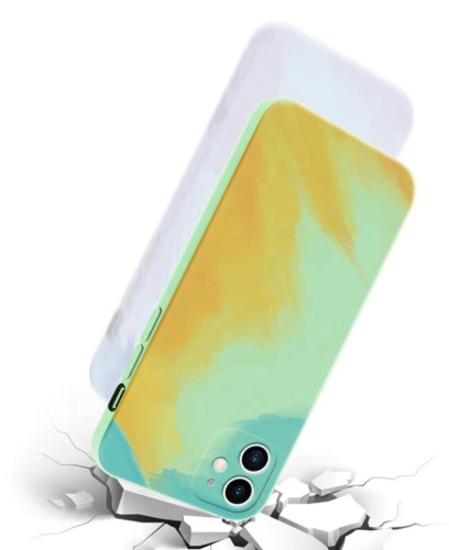 Painting Phone Case For iPhone 12 Mini Pro MAX 6 7 8 Plus XS XR Max 11 Watercolor TPU Soft Back Cover
