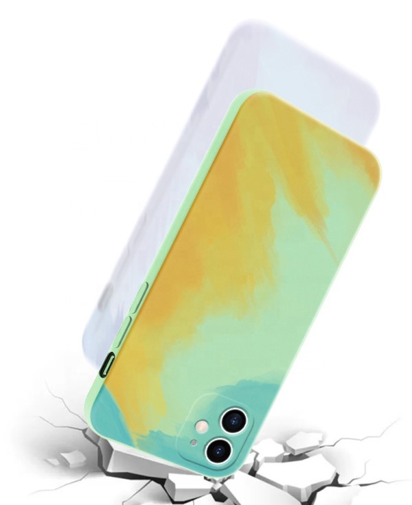 Painting Phone Case For iPhone 12 Mini Pro MAX 6 7 8 Plus XS XR Max 11 Watercolor TPU Soft Back Cover