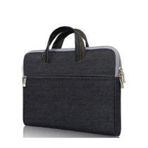 2021 fashion design lightweight 15.4 inch polyester laptop handle bag for travel