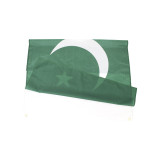 Polyester custom National flag banner 3*5ft pakistani flag wholesale