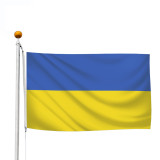 High quality customized polyester 3x5ft flag Ukraine wholesale