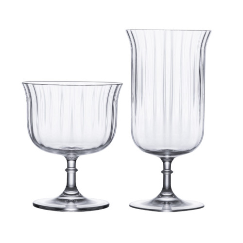 260ml Crystal Clear Handmade Wholesale Bar Stemless Cocktail Martini Glass