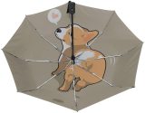 Best Selling Cartoon And Funny Customized Pattern Portable Auto 8 Ribs 3 Folding Umbrella//