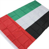 Customized polyester 3*5ft UAE flag campaign Hand held uae flag