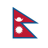 Manufacturers supply 48h fast issuing polyester 3*5ft Nepal flag banners wholesale