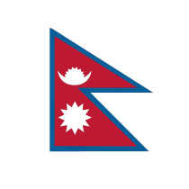 Manufacturers supply 48h fast issuing polyester 3*5ft Nepal flag banners wholesale