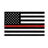 Fast delivery 5 Styles wholesale custom 3*5ft Oxford cloth flags screen printing embroidered American flag