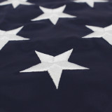Fast delivery 5 Styles wholesale custom 3*5ft Oxford cloth flags screen printing embroidered American flag
