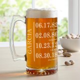 Custom Personalize Initials Beer Mug Wedding gifts beer mug father's day beer mug