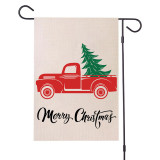 Customized pattern Europe and America Holiday Garden flag christmas yard flags
