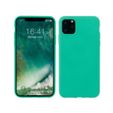 Rubber coating fluorescence pure color TPU mobile phone case for iPhone 11 Pro Max