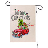 Customized pattern Europe and America Holiday Garden flag christmas yard flags