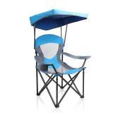 outdoor portable camping folding lawn chair with canopy lightweight