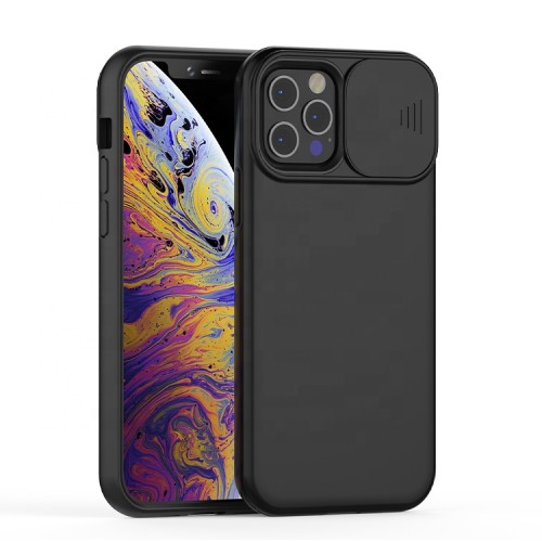 Lens Slide Camera Protective Shockproof Phone Case Cover For iphone 11 12 5.4  6.1  6.7
