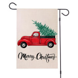 Customized pattern Europe and America Holiday Garden flag christmas yard flags