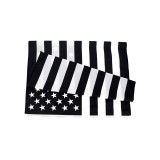 Wholesale 3x5 ft Thin Blue Line USA Flag Sewn Stripes Brass Grommets Black White and Blue American Police Flag