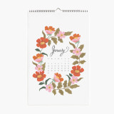 Custom Printing 2021 Sprial 12 Monthly New Year Wall Calendar Planner Organizer