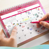 Custom Logo A5 size High Quality Monthly Printing Table Desktop Calendar for 2022