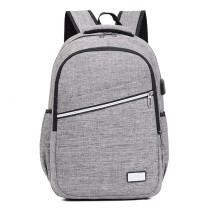 Fashion Cheap Oxford Customized Logo Student Backpack Waterproof USB Charging Laptop School Backpack