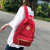 High Quality canvas School Bag Cheap Laptop Backpack Fashion colorful students backpack accept custom