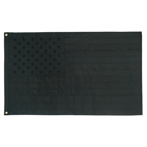 Factory wholesale custom American embroidered flag 3*5ft black Oxford cloth embroidery flag