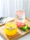Factory customized logo Simple household water glass transparent juice glass cup coffee cup for any occasion