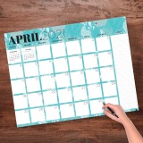 2021 Desk/wall monthly calendar a3 size wall calendar custom printing logo embossed wall calendar