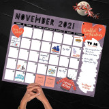 Custom 2021-2022 Hanger Large Size Tear Out Daily Monthly Desk Pad Wall Hanging Calendar