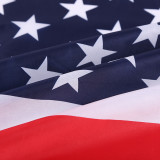 Manufacturer wholesale embroidery American flag Oxford cloth printing flag banner customized