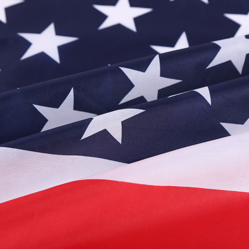 Manufacturer wholesale embroidery American flag Oxford cloth printing flag banner customized