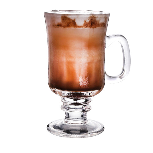 250ml/350ml Latte Irish Coffee Cup Cocktail glass Hot Drink glass Juice glass Cup with Handle Accept Custom Logo