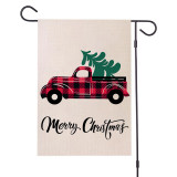 Customized pattern Europe and America Holiday Garden flag christmas yard flags