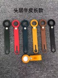Soft Shockproof Protective Cover For Apple Airtags Leather Keychain Locator Tracker Case Accessories Portable