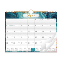 Custom Private Logo Printed 2022 Spiral Mini Tear Off Desk Pad Monthly Wall Hanging Calendar