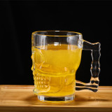 Bar glasses 500 ml beer glass cup skull beer glass beer mug wholesale