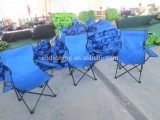 Movable outdoor folding double luxury camping chairs manufacturer steel Backpack